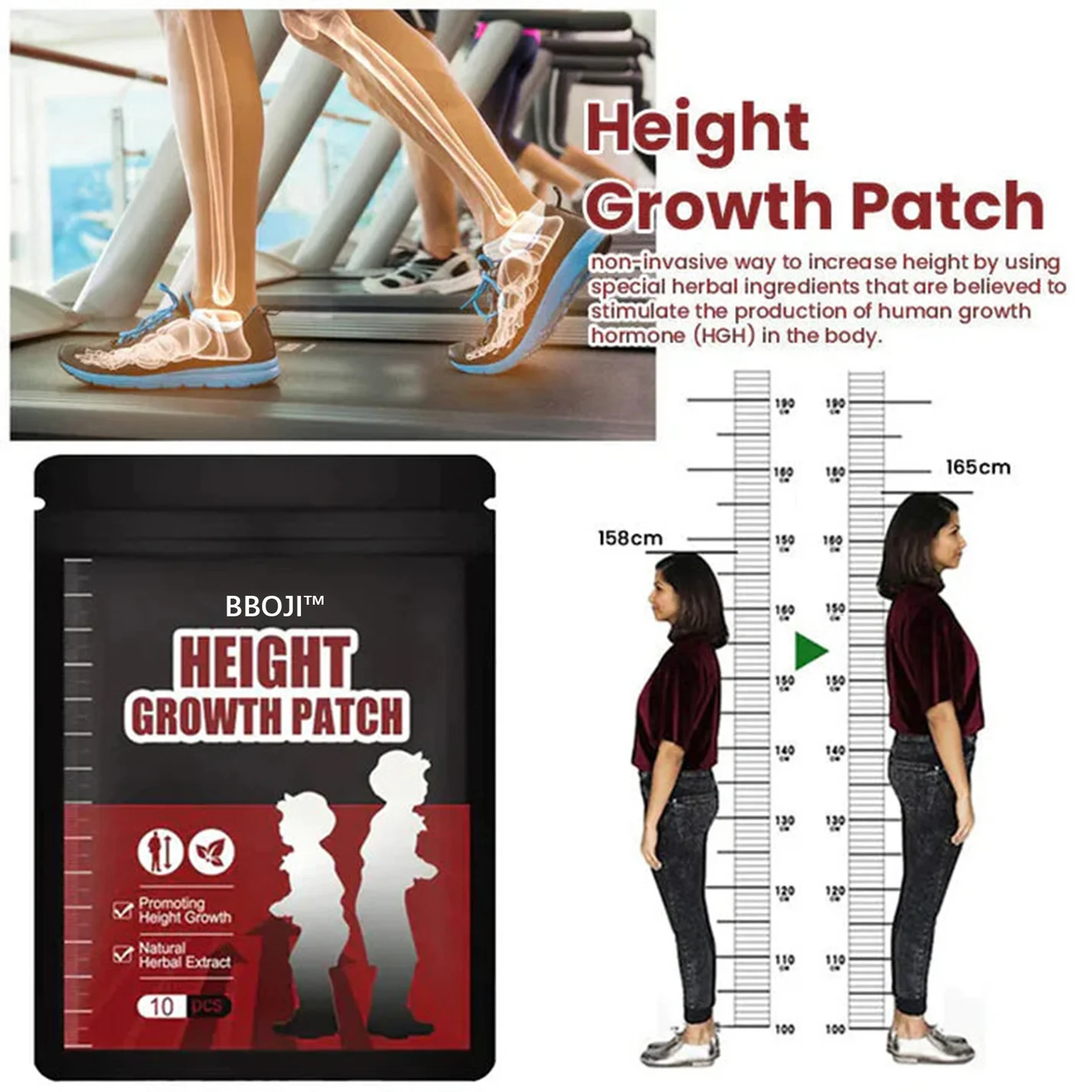 Herbal Height Increasing Foot Patch🌿