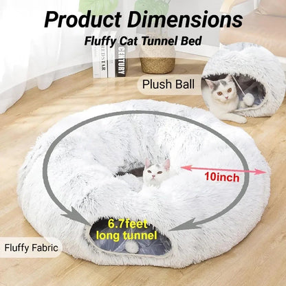 Cat tunnel bed- christmas tree decoration