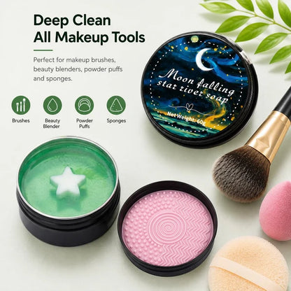 GlowBrush Cleanse — Silicone Makeup Brush & Sponge Cleaning Soap