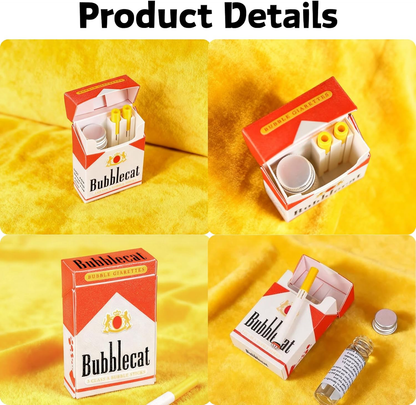 Bubble blowing cigarettes