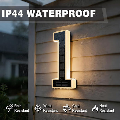 Waterproof Illuminated Address Sign