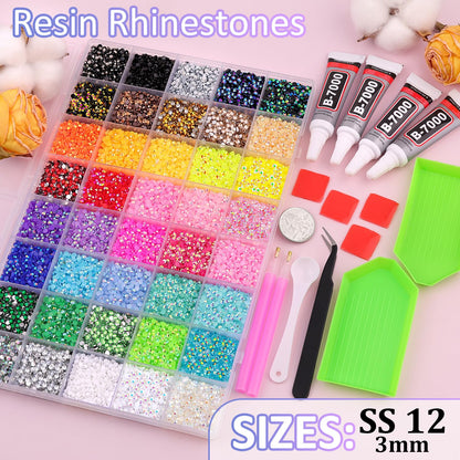 SparkleCraft Pro — 50,000-Piece Rhinestone Bedazzling Kit