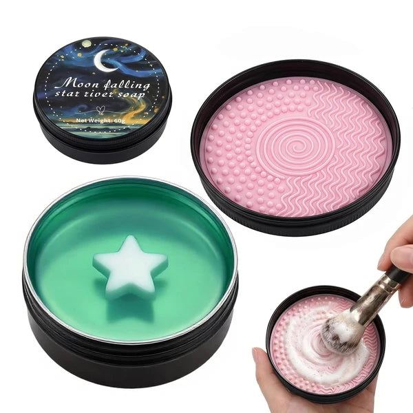 GlowBrush Cleanse — Silicone Makeup Brush & Sponge Cleaning Soap