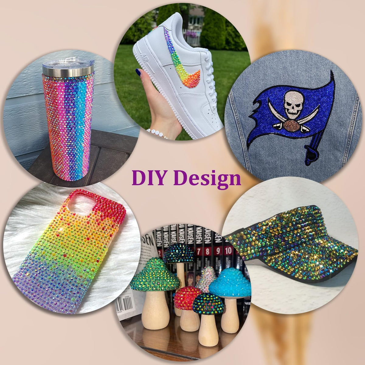 SparkleCraft Pro — 50,000-Piece Rhinestone Bedazzling Kit