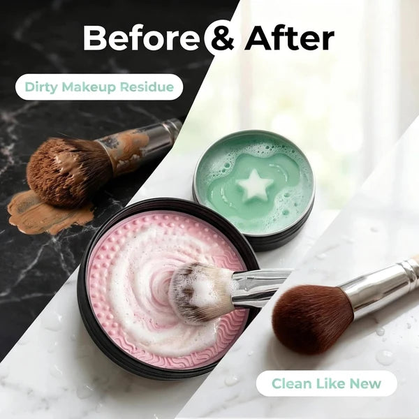 GlowBrush Cleanse — Silicone Makeup Brush & Sponge Cleaning Soap