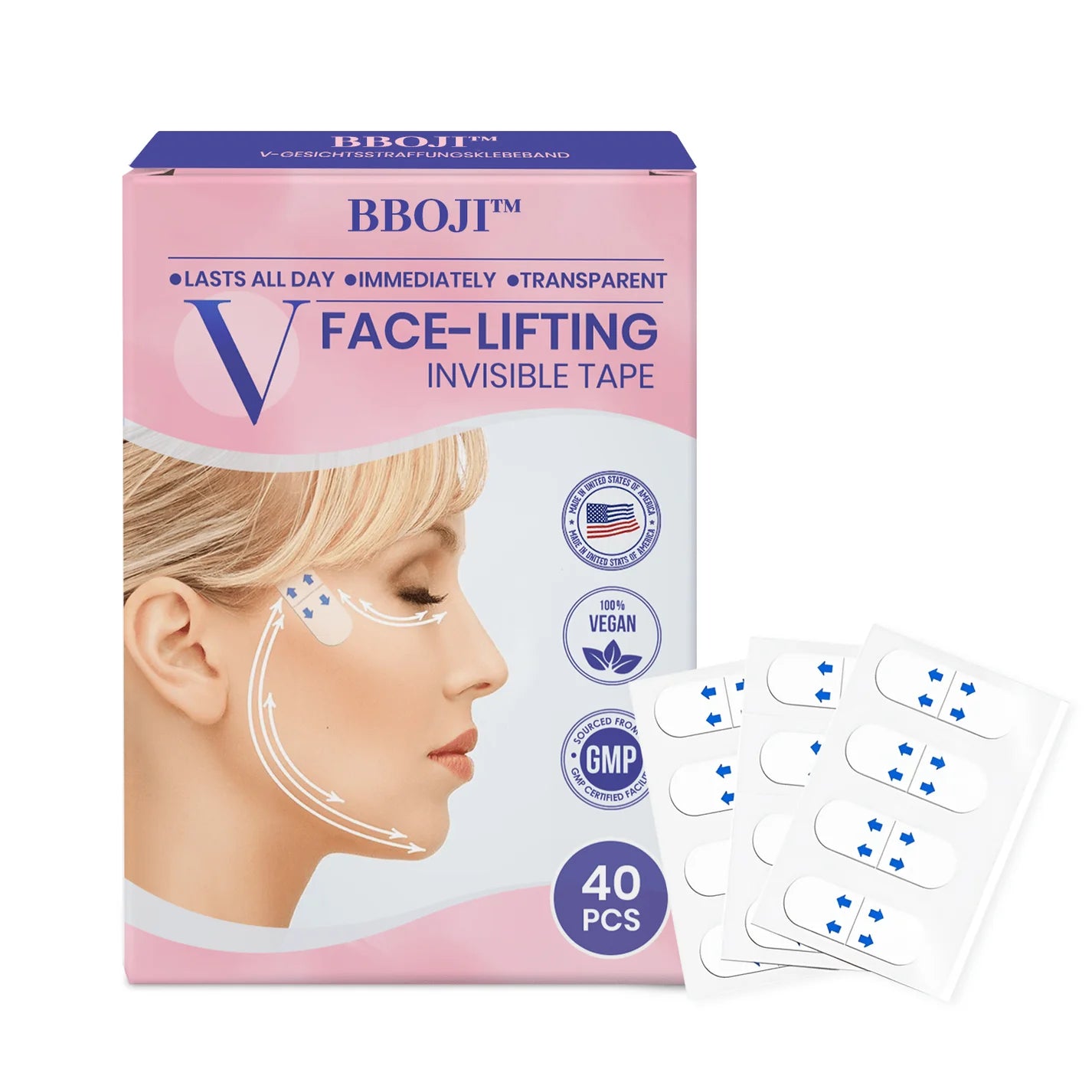 V-Face Lifting Invisible Adhesive Tape