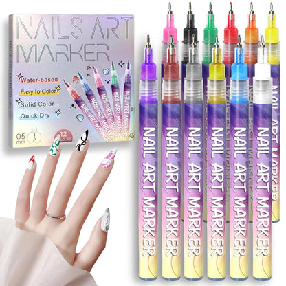 Nail art pen 3D nail polish pens