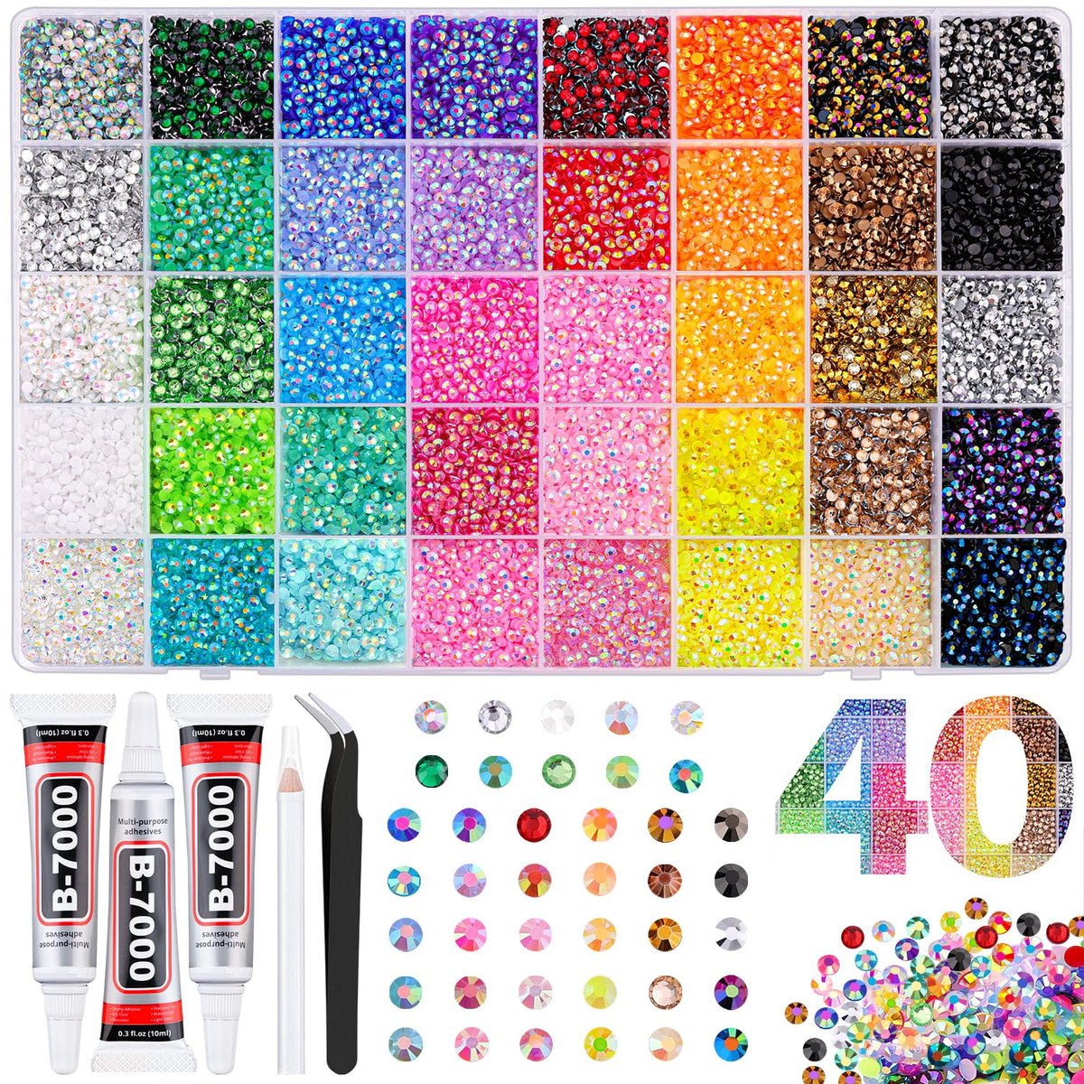SparkleCraft Pro — 50,000-Piece Rhinestone Bedazzling Kit