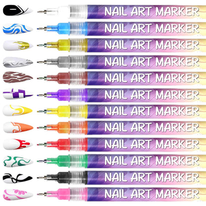 Nail art pen 3D nail polish pens