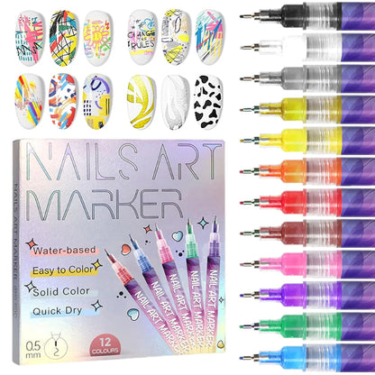 Nail art pen 3D nail polish pens