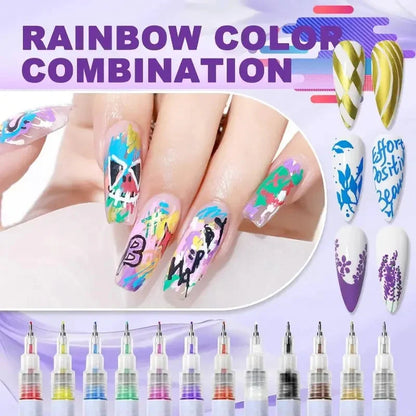 Nail art pen 3D nail polish pens