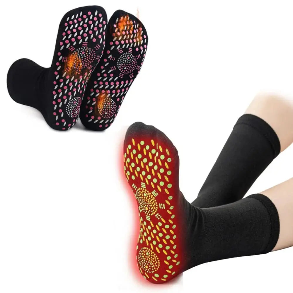 Tourmaline Acupressure Self-Heating Shaping Socks Pameza