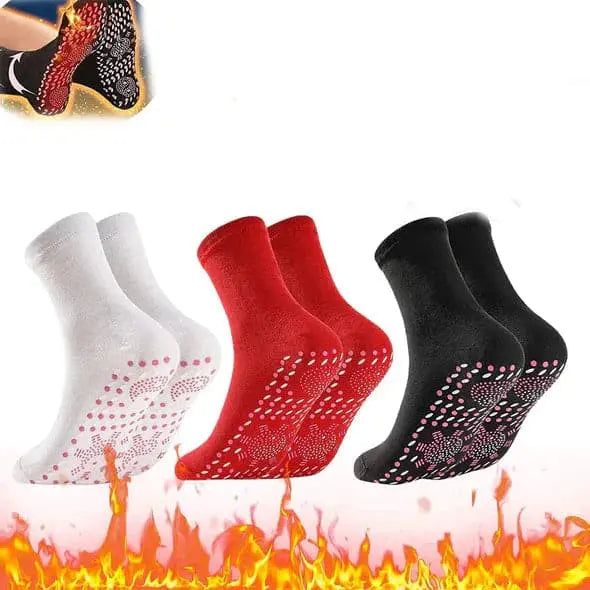 Tourmaline Acupressure Self-Heating Shaping Socks Pameza