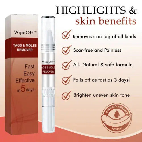 WIPEOFF™ TAGS & MOLES REMOVER Pameza