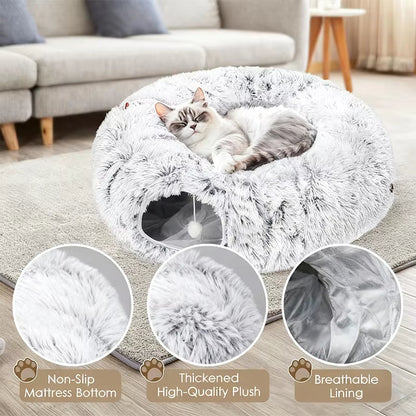 Cat tunnel bed- christmas tree decoration