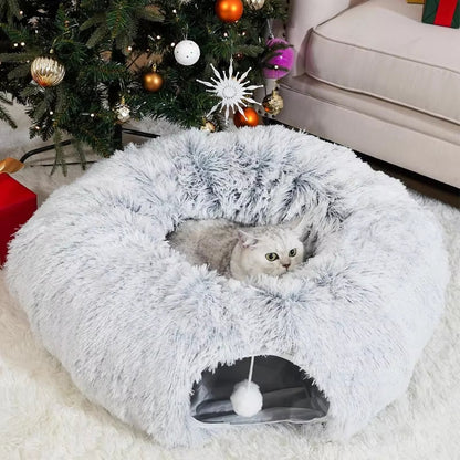 Cat tunnel bed- christmas tree decoration